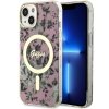 Guess GUHMP14MHCFWSP iPhone 14 Plus/ / 15 Plus 6.7 różowy/pink hardcase Flower MagSafe